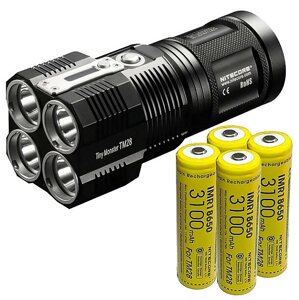 Фонарь ручной Nitecore TM28 Set (16106) черный