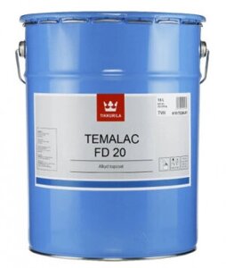 Tikkurila Temalac FD 20/Тиккурила Темалак ФД 20 краска алкидная полуматовая однокомпонентная быстросохнущая для