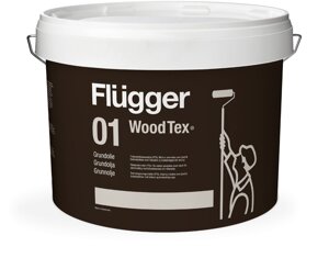 Масла для террас FLUGGER 01 Wood Tex Oil Primer масло по дереву грунтовочное, бесцветное (10л)