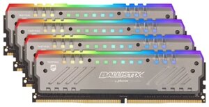 Оперативная память 16 ГБ 4 шт. Crucial Ballistix Tactical Tracer RGB BLT4K16G4D26BFT4