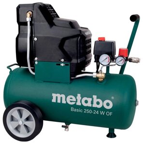 Компрессор безмасляный Metabo Basic 250-24 W OF, 24 л, 1.5 кВт