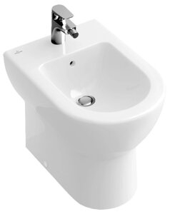 Биде напольное Villeroy Boch Subway 741000R1 с горизонтальным выпуском