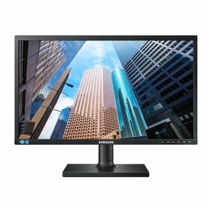 Монитор Samsung 24quot; S24E650DW черный PLS LED 16:10 DVI матовая HAS Pivot 250cd 178гр/178гр 1920x1200 D-Sub