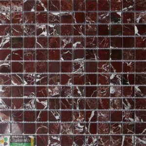 Мраморная мозаика Chakmaks Anatolian Stone 23X23 Мозаика из мрамора 23х23*10 мм ROSSO LEVANTO (м2)