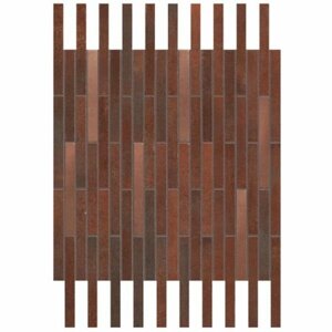 Плитка Atlas Concorde Blaze Corten Mosaico Twin A0UV 36,1x29,4 Неглазурованный