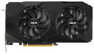 Видеокарта ASUS Dual GeForce GTX 1660 1500MHz PCI-E 3.0 6144MB 8002MHz 192 bit DVI HDMI DisplayPort HDCP OC EVO