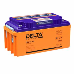 Аккумуляторная батарея Delta GEL 12-65