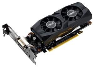 Видеокарта ASUS GeForce GTX 1650 1485MHz PCI-E 3.0 4096MB 8002MHz 128 bit DVI DisplayPort HDMI HDCP OC Low Profile