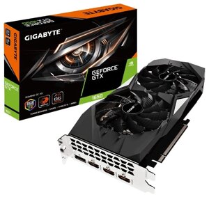 Видеокарта GIGABYTE GeForce GTX 1650 1860MHz PCI-E 3.0 4096MB 8002MHz 128 bit 3xHDMI HDCP GAMING OC (rev. 2.0)