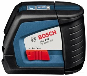 Лазерный уровень самовыравнивающийся BOSCH GLL 2-50 Professional + BM 1 Professional + L-BOXX 136 + LR 2 Professional