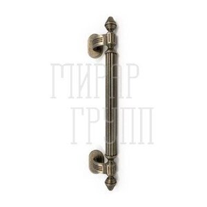 Дверная ручка-скоба Pasini Impero 480 mm античное серебро