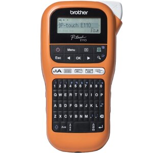 Принтер этикеток Brother P-touch E-110VP + 10 дополнительных кассет с лентами PTE110VPR1BUND