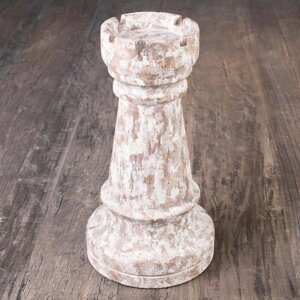 Декоративная фигура Uncle David Chess Castle Small дерево Wood Old Distemper, Timothy Oulton