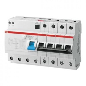 Автомат дифференциальный ABB 2CSR254001R1204 DS204 4P 20А 30mA 6kA (АС) хар. С