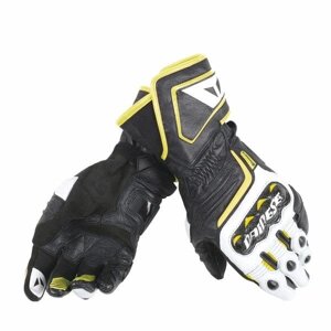 Мотоперчатки Dainese Carbon D1 Long v79 black/white/fluo-yellow XL