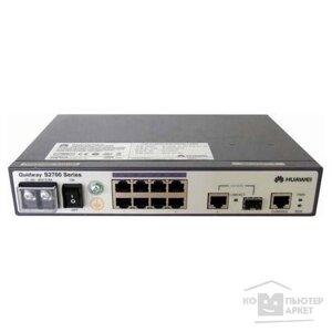 Huawei S2700-9TP-PWR-EI Коммутатор 8 Ethernet 10 100 PoE+ ports,1 dual-purpose 10 100 1000 or SFP, AC 110 220V