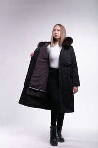 Парка Shopagolic SH0025 черный M