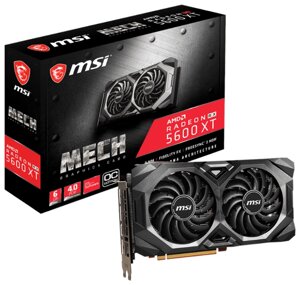 Видеокарта MSI Radeon RX 5600 XT 1235MHz PCI-E 4.0 6144MB 12000MHz 192 bit 3xDisplayPort HDMI HDCP MECH OC