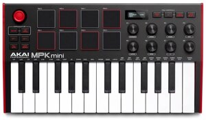 MIDI-клавиатура AKAI MPK Mini MKIII Black-Red