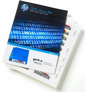 Наклейка HPE LTO5 Ultrium Read/Write Bar Code Pack (Q2011A)