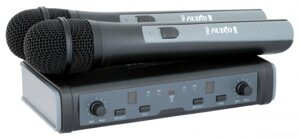 PROAUDIO DWS-807HT Радиосистема с двумя вокальными микрофонами, UHF, 16 каналов, IR настройка канала, пластиковый кейс,