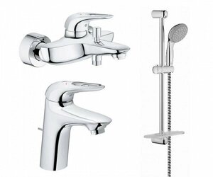 Комплект для ванной комнаты 3В1 Grohe Eurostyle 124417