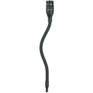 SHURE MX202B/S суперкардиоидный миниатюрный театрально-хоровой микрофон (черный) на гибком держателе (10см) с шнуром 9м