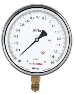 Мановакуумметры МВП160Н-0,25