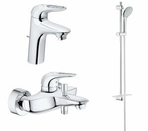 Комплект для ванной комнаты 3В1 Grohe Eurostyle 124418