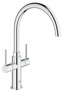 Смеситель для кухни (мойки) Grohe Ambi Cosmopolitan 30190000 двухрычажный