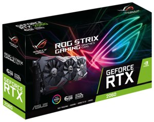 Видеокарта ASUS ROG GeForce RTX 2060 1365MHz PCI-E 3.0 6144MB 14000MHz 192 bit 2xDisplayPort 2xHDMI HDCP STRIX GAMING