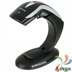 Сканер штрих-кода Datalogic Heron HD3130 1D Image, темный ручной, USB кабель, подставка