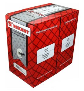 Кабель информационный SFTP 4PR 24AWG Cat. 5e Outdoor Rexant (бухта 305м) {01-0344}