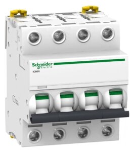 Schneider-electric A9F74404 АВТ. Выкл. iC60N 4П 4A C