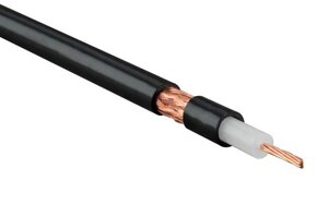 Hyperline COAX-RG8-500 (500 м) Кабель коаксиальный RG-8, 50 Ом, жила - 13 AWG (7x0.72мм), общий диаметр 10.2мм, PVC,