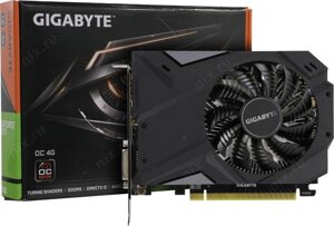 Видеокарта GIGABYTE GeForce GTX 1650 1635MHz PCI-E 3.0 4096MB 12000MHz 128 bit DVI HDMI DisplayPort HDCP OC