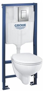 Унитаз с инсталляцией подвесной Grohe Bau Ceramic 39586000