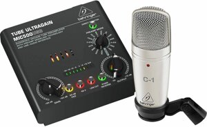 Behringer VOICE STUDIO набор для звукозаписи (ламповый предусилитель и микрофон)