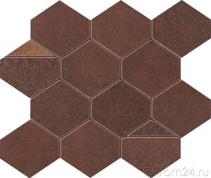 Atlas Concorde Blaze Corten Mosaico Nest керамическая плитка (29,4 x 25,8 см) (9BNC)