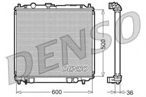 Радиатор, охлаждение двигателя Denso DRM45014