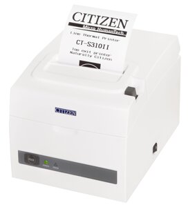 Чековый принтер Citizen CT-S310II, USB, Serial, белый (CTS310IIEPW)