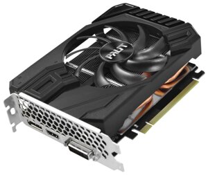 Видеокарта Palit GeForce GTX 1660 1530MHz PCI-E 3.0 6144MB 8000MHz 192 bit DVI HDMI HDCP StormX