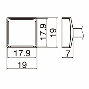 Наконечник Hakko T12-1204 Quad