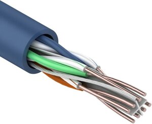 Кабель информационный UTP 4PR 23AWG Cat. 6 Rexant (бухта 305м) {01-0047}