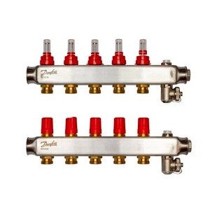 Коллекторы Danfoss SSM-5 для 5 контуров