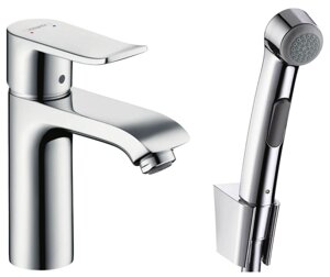 Смеситель для раковины (умывальника) hansgrohe Metris 31285000 однорычажный лейка в комплекте