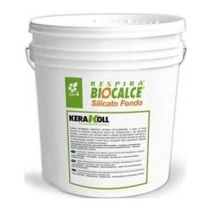 Штукатурка Kerakoll Biocalce Silicato Fondo, натуральная quot; дышащаяquot;, 14 л