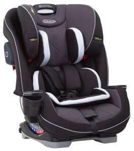 Автокресло группа 0/1/2/3 (до 36 кг) Graco SlimFit LX, black