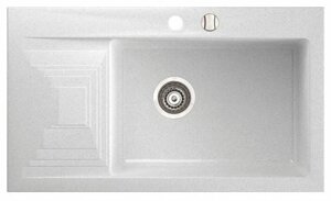 Врезная кухонная мойка marmorin HALIT 1 bowl sink with draining board 80х47см искусственный гранит