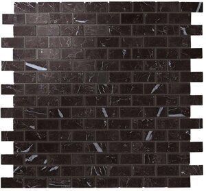 Мозаика Atlas Concorde Marvel Stone Nero M. Mosaico Lapp. Burattato 29.8x29.8